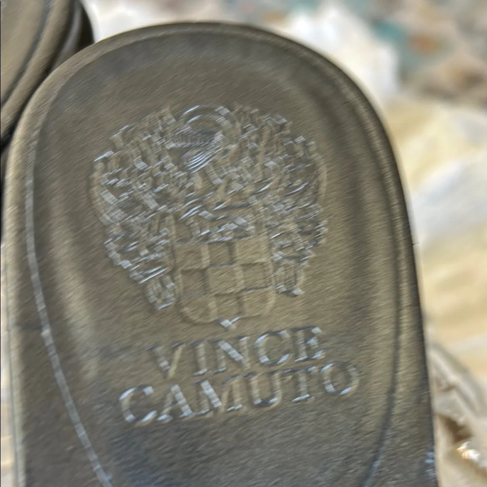 Vince Camuto Gray Sandals with Decorative Straps